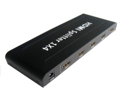 YT 1.3b cheap 4 ports HDMI splitter amplifier 1 to 4 HDMI connect 4 TV