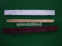 1(25mm) slat ladder string wand control high profile headrail basswood blind