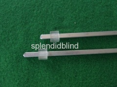 1(25mm) slat ladder string wand control high profile headrail basswood blind