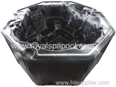 8 persons octagonal whirlpool bathtub outdoor spa pool