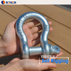 China Made Hot Dip Galvanized Carbon Steel US Type Bow Shackle