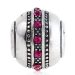 Colorful Sterling Silver Fast Lane Beads with Siam Austrian Crystal European Style