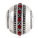 Colorful Sterling Silver Fast Lane Beads with Siam Austrian Crystal European Style