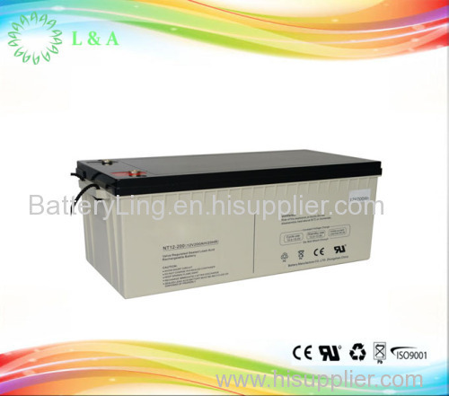 lead acid battery VRLA battery 12v 200ah agm battery
