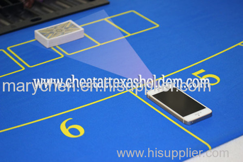 poker analyzer of Iphone 5 camera lens