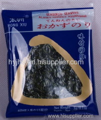 Seasoned seaweed nori snacks