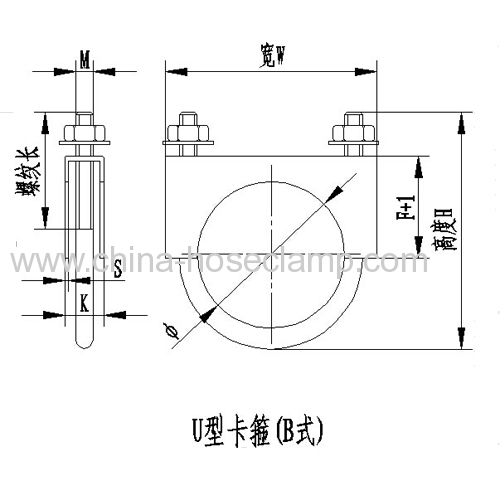 U-Type Clamps For AUTO Vent-Pipe