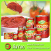 Canned tomato paste in drum