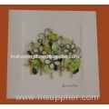 Handmade quilling flower card