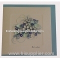 Handmade quilling flower card