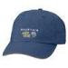 56cm - 60cm Navy Printed Cotton Custom Fitted Baseball Caps With 3D Embroidered