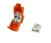 Cat.6 or CAT.6A RJ45 UTP Toolless Keystone Jack