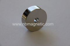 Disc magnet through with small hole