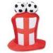 Three Soccer Balls Screen Printed Outdoor Cap Headwear England Football Fans Cap