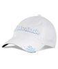 56cm - 60cm White Ladies Golf Caps Embroidery , 100% Cotton Or TC With Velcro Buckle