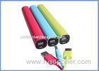 Lipstick power bank , Portable USB Power Pack With LED Light External Battery for iPhone 4S