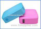 High performance Portable external Universal Power Bank for smartphone Pink , Blue Color