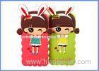 Colorfull Mobile Phone Accessory 3D Silicone Case Cute Little Bush Phone Cover
