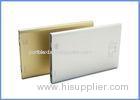 OEM rechargeable Li - polymer battery 2000mAh Slim Power Bank With U Disk for speaker , PSP