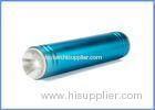 2600mah Cylindrical Portable Mini Power Bank With LED Light For Cellphone