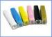 External Mobile Lipstick Power Bank 2600mah With LED Light For Emergency