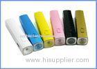 External Mobile Lipstick Power Bank 2600mah With LED Light For Emergency