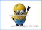 4400mAh Minions Cartoon Power Bank , Mobile Phone USB Charger With LED Indicator