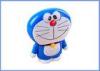 Smart Cellphone Silver Dual USB Cartoon Doraemon Power Bank / Pack