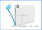 Ultra thin cell phone credit card sized power bank 2500mAh for pocket or wallet