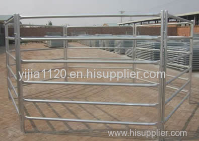 Galvanized horse fence efficiently protect horse