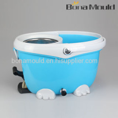 plastic magic mop with wheel mould/mold