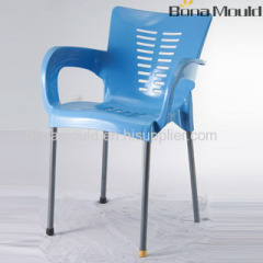 plastic aluminium leg chair mould