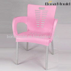 plastic aluminium leg chair mould