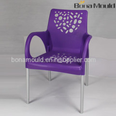 plastic aluminium leg chair mould