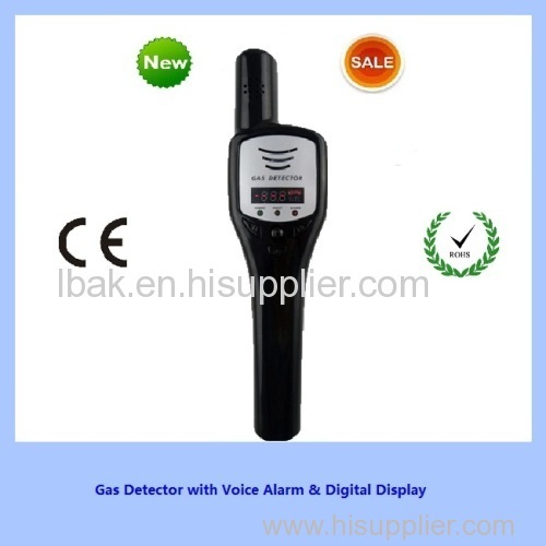 Portable Gas Detector with smart Voice Alarm