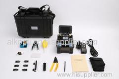 Brand new Eloik Fiber Optcial Fusion Splicer kit w/Fiber Cleaver w/Fiber Stripper Best OEM Manufacturer in China One Y