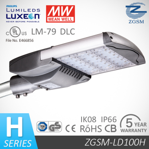 IP66 Photocell Adjustable Dimmable UL DLC outdoor led luminaire