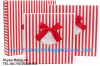 red stripe gift boxes