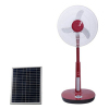 Solar Stand Fan with Beautiful LCD