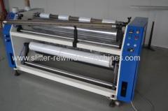 Stretch film slitting rewinding machine