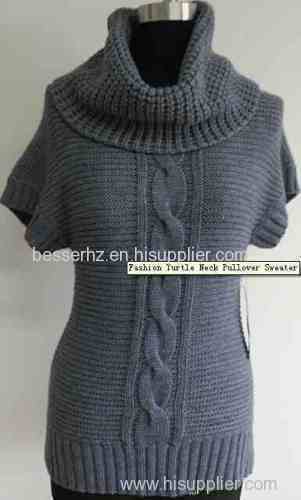 Fashion Turtle Neck Pullover Sweater
