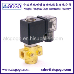 2 way pilot diaphragm type water solenoid valve nomally open 16bar VITON NPT BSP IP65