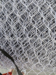 Galfan Coated Rock Basket Wire Mesh