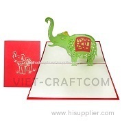 ELEPHAN POP UP GREETING CARD