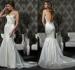 lace beaded wedding dress Appliques wedding dress