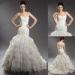 simple wedding gowns long train Wedding Dresses