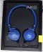 AKG K 420 Foldable Portable Dynamic Stereo Mini Headphones Dark Blue