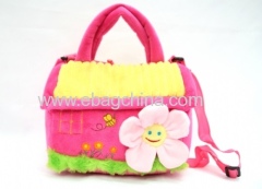 cartoon fashion plush house handbags