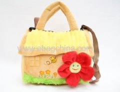 cartoon fashion plush house handbags