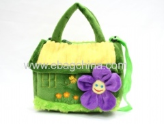 cartoon fashion plush house handbags